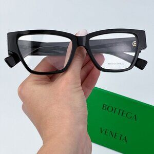 Bottega Veneta BRAND NEW Eyeglasses BV1288O 001 Black Cat Eye Unisex